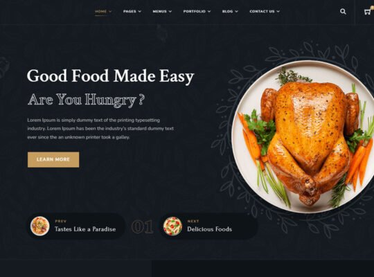 It’s Time to buy a beautiful & creative Restaurant WordPress Theme!!