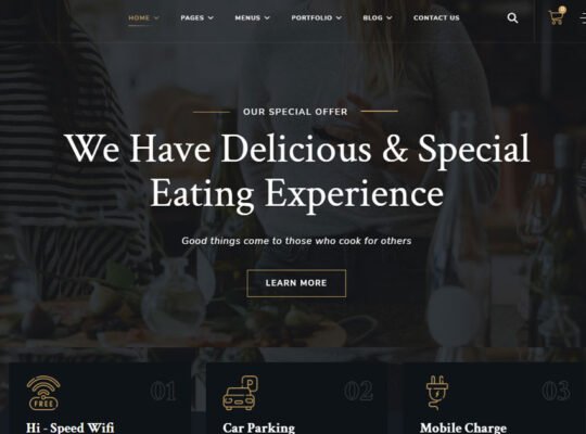 It’s Time to buy a beautiful & creative Restaurant WordPress Theme!!