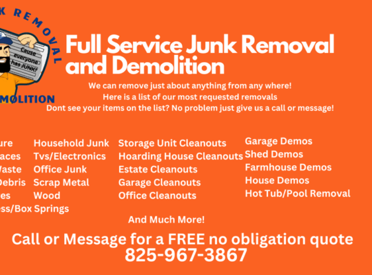 B&M Junk Removal and Demolition