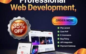 “Custom Website Design, E-Commerce Solutions & SEO Optimization – 20% Off Web Development Services!”
