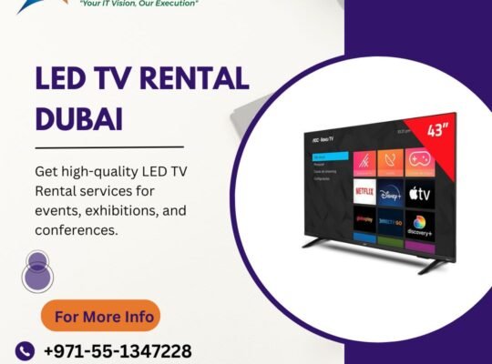 Need Wide-Screen LED TVs for Dubai Seminars?